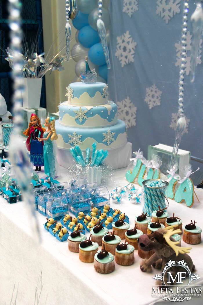 Frozen Birthday Decor
 Kara s Party Ideas Frozen Themed Birthday Party Ideas
