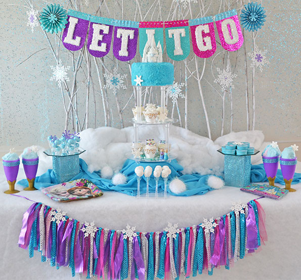 Frozen Birthday Decor
 "Frozen" Party Decor Evite