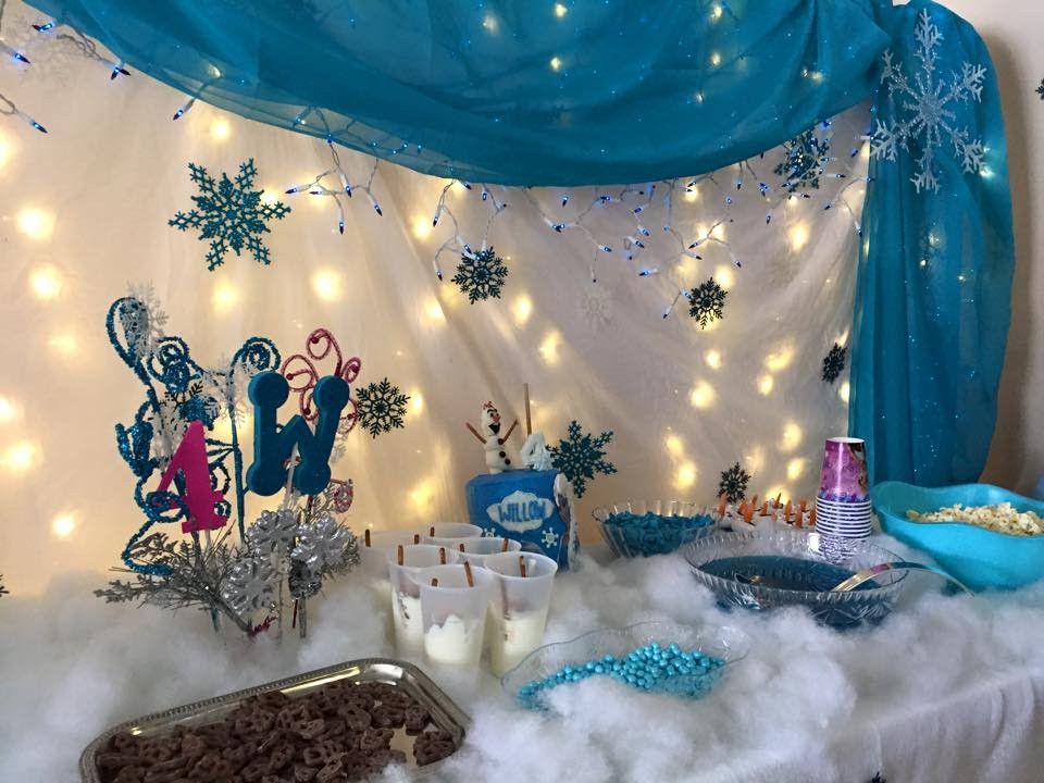 Frozen Birthday Decor
 Frozen theme party ideas