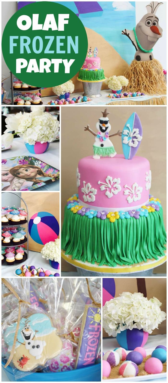 Frozen Summer Birthday Party Ideas
 83 best Frozen in Summer Birthday Party images on