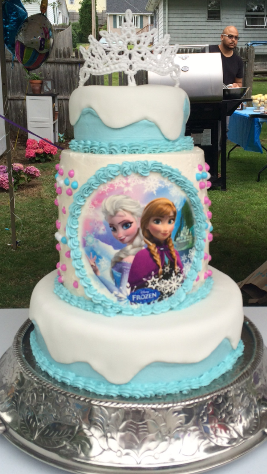 Frozen Themed Birthday Cakes
 "frozen" Theme Birthday Cake CakeCentral