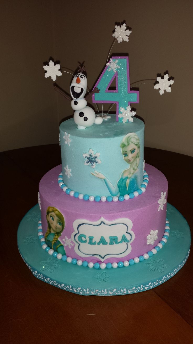 Frozen Themed Birthday Cakes
 Southern Blue Celebrations Frozen Party Cake Ideas