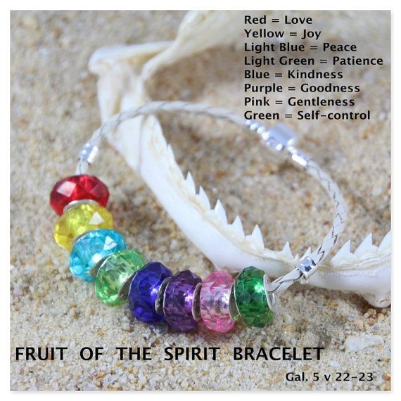 Fruit Of The Spirit Craft Ideas For Adults
 Fruit The Spirit European Bead Bracelet