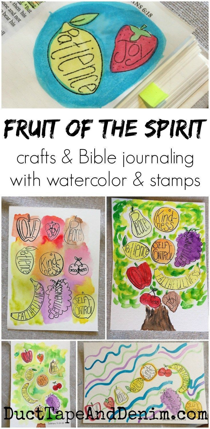 Fruit Of The Spirit Craft Ideas For Adults
 1000 images about VBS on Pinterest