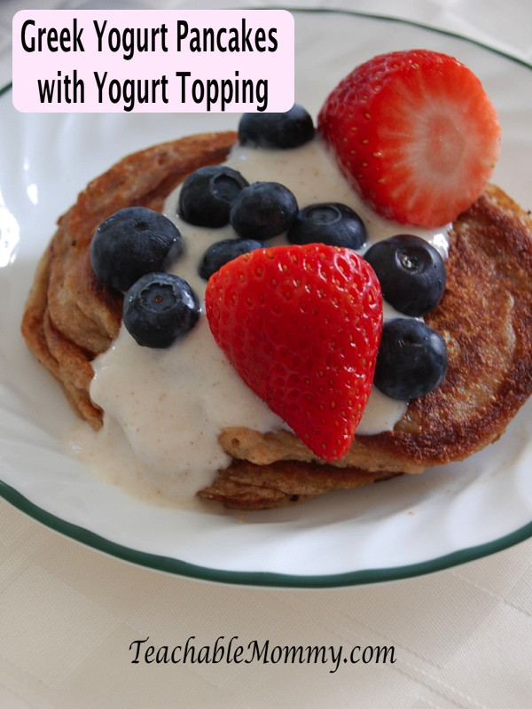 Fruit Topping For Pancakes
 Celebrate National Pancake Week with Greek Yogurt Pancakes