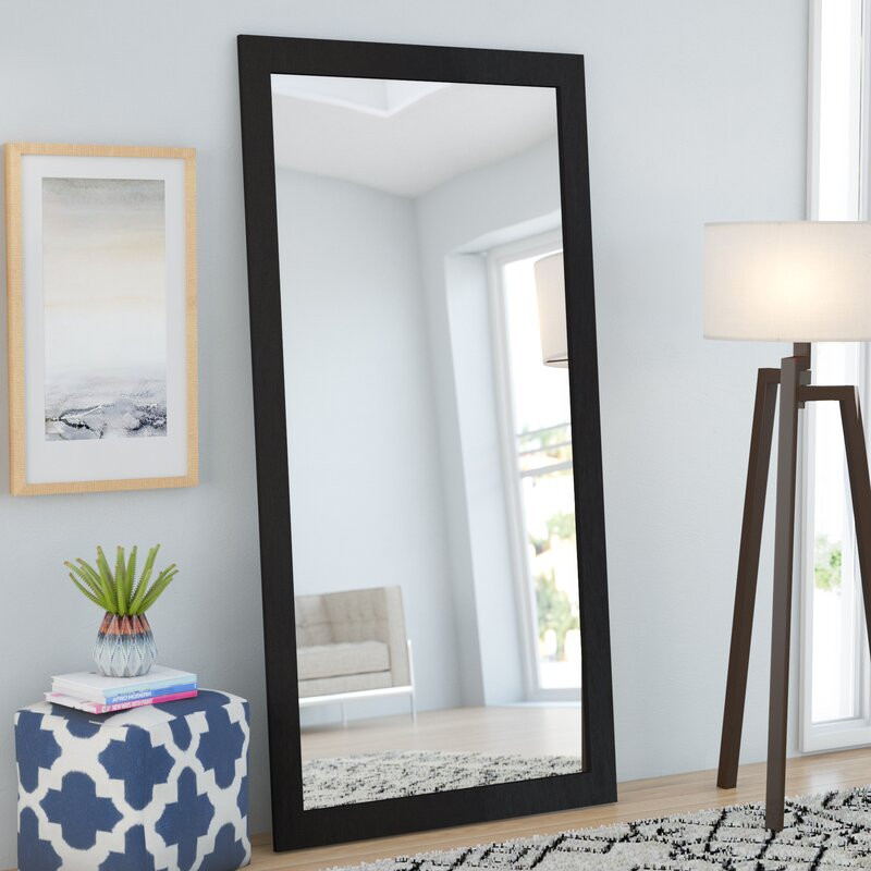 Full Length Bathroom Mirror
 Brayden Studio Rectangle Modern Wall Mirror & Reviews