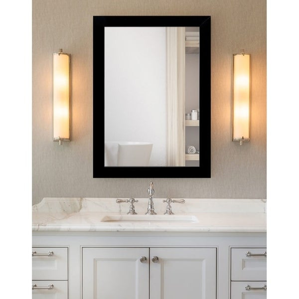 Full Length Bathroom Mirror
 Shop Matte Black Framed Bathroom Full Length Mirror