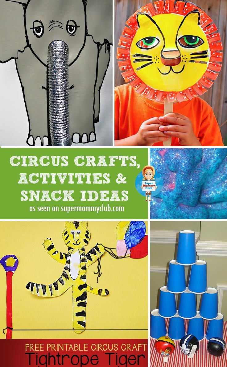 Fun Activities For Preschoolers
 Brilliant Circus Crafts Your Toddlers will LOVE