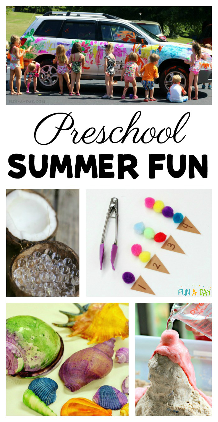 Fun Activities For Preschoolers
 Super Fun Summer Activities for Preschoolers Fun A Day