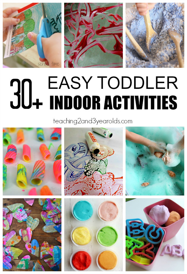 Fun Activities For Preschoolers
 30 Toddler Indoor Activities Printable List Included