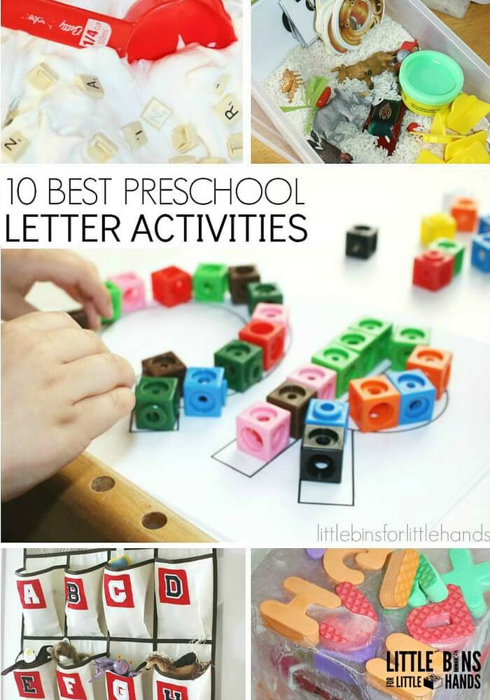 Fun Activities For Preschoolers
 Letter Activities for Early Learning Preschool Literacy