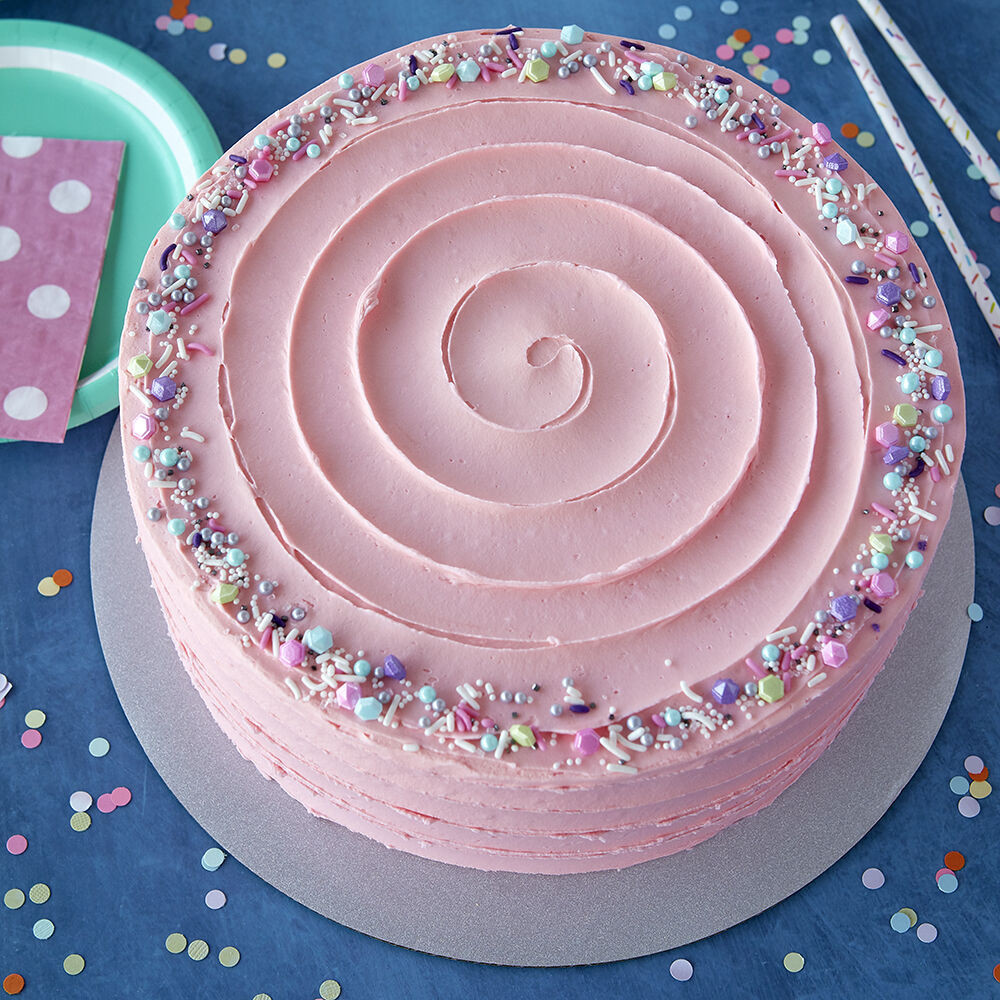 Fun Birthday Cake Ideas
 Pretty in Pink Buttercream Cake
