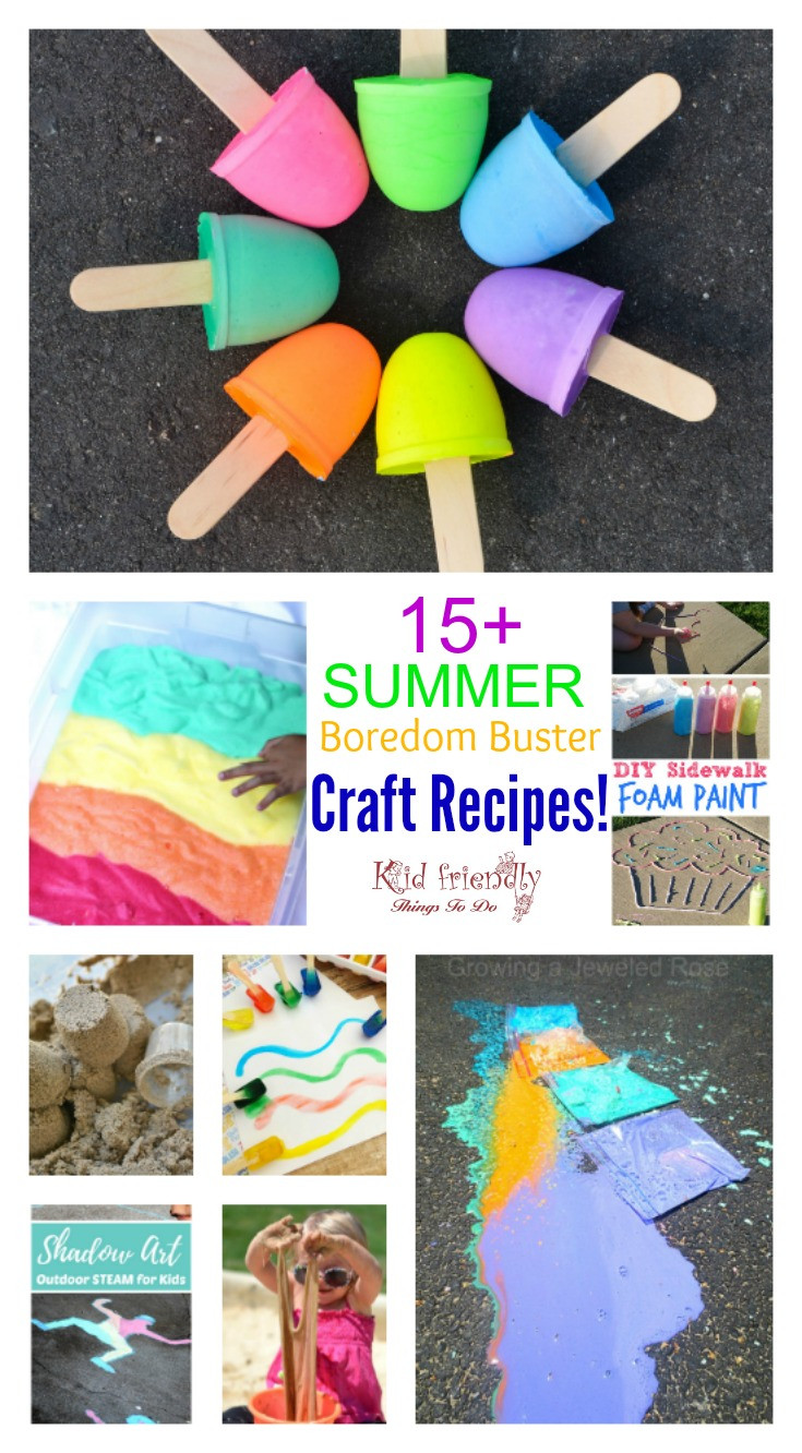 Fun Crafts To Do With Kids
 Awesome Summer Fun Boredom Buster Craft Recipes For