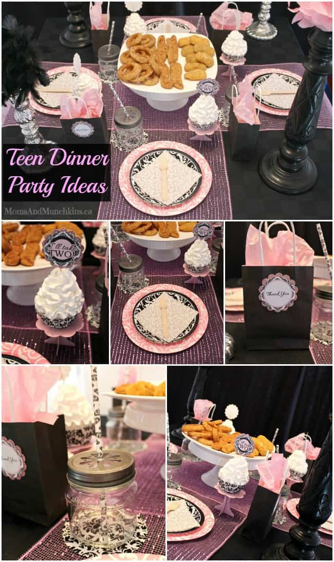 Fun Dinner Party Ideas
 Teen Dinner Party Ideas Moms & Munchkins