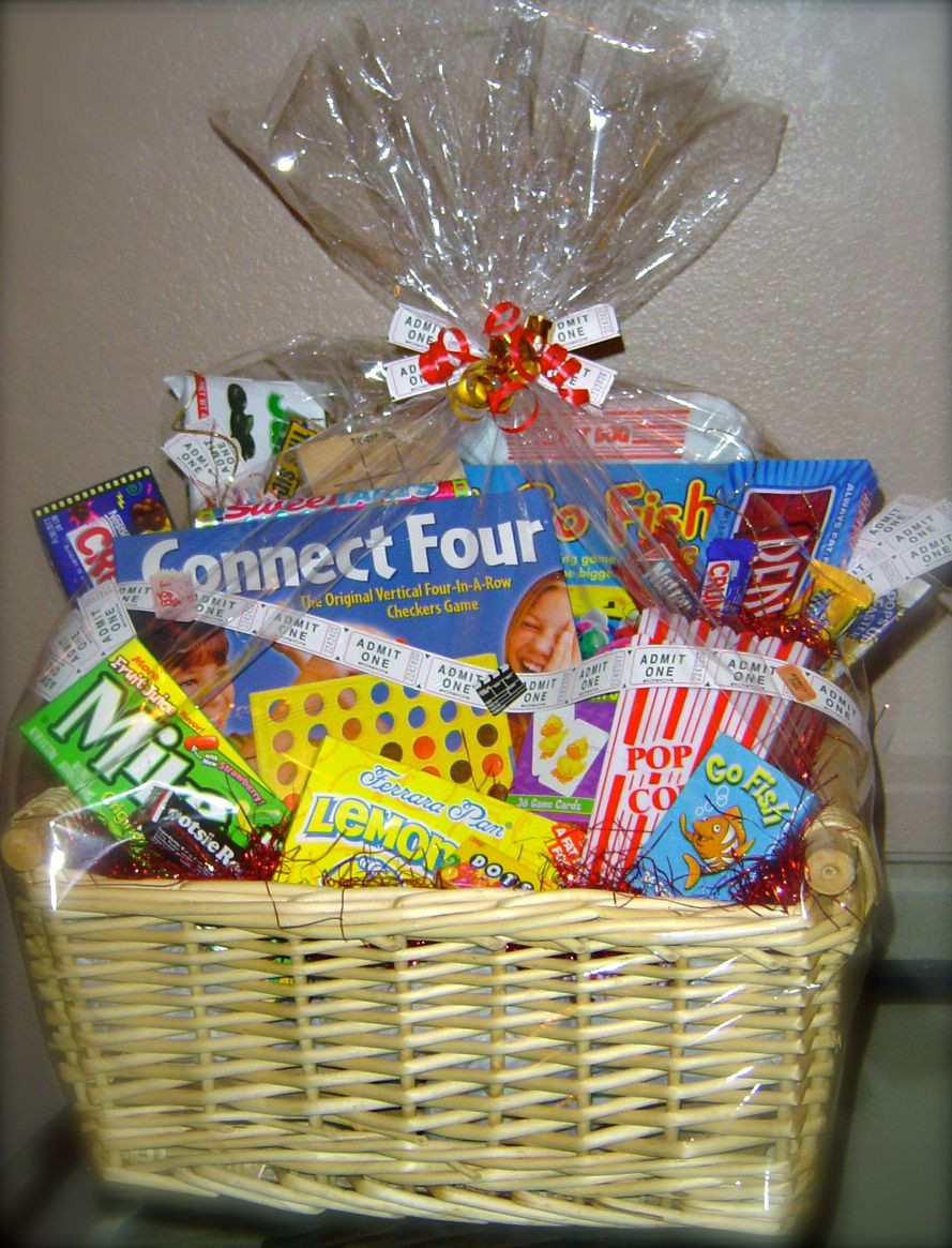 Fun Gift Basket Ideas
 Family Game Night t basket audjiefied