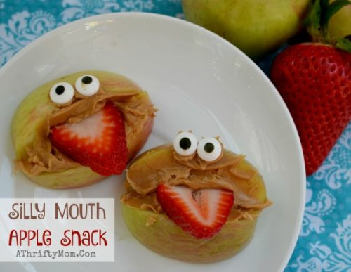 Fun Healthy Snacks
 Fun Healthy Snacks For Kids – Silly Mouth Apple Snacks