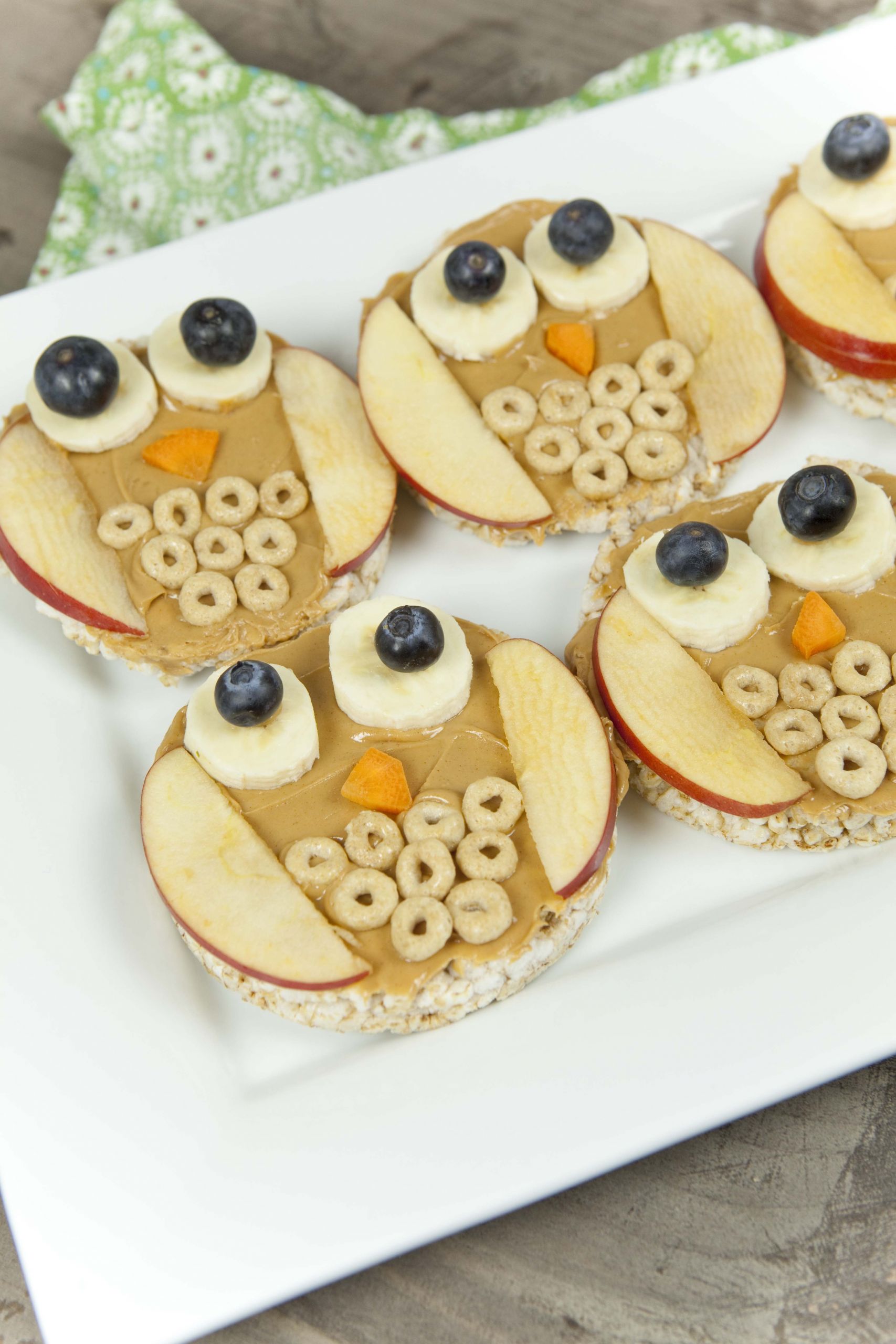 Fun Healthy Snacks
 Fun Food For Kids Owl Rice Cakes