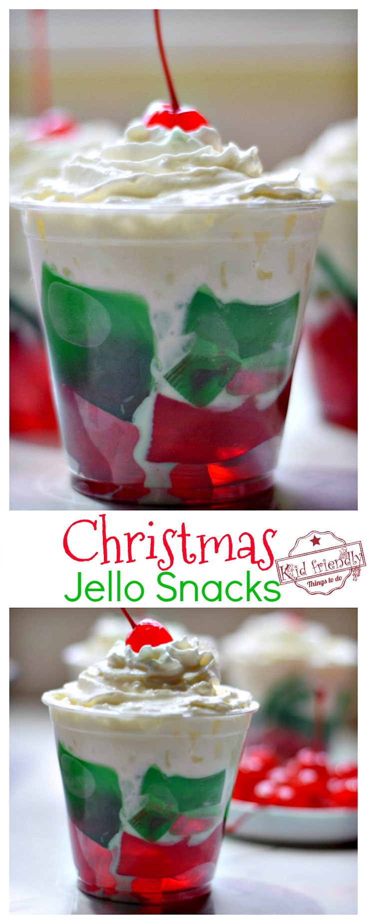 Fun Holiday Desserts
 Christmas Jello Cups For Fun Individual Christmas Desserts
