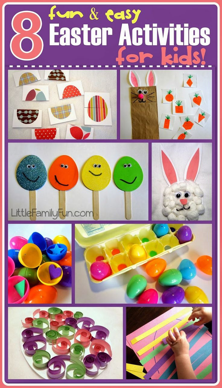 Fun Ideas For Easter
 FUN & EASY Easter crafts & activities for kids Cute ideas