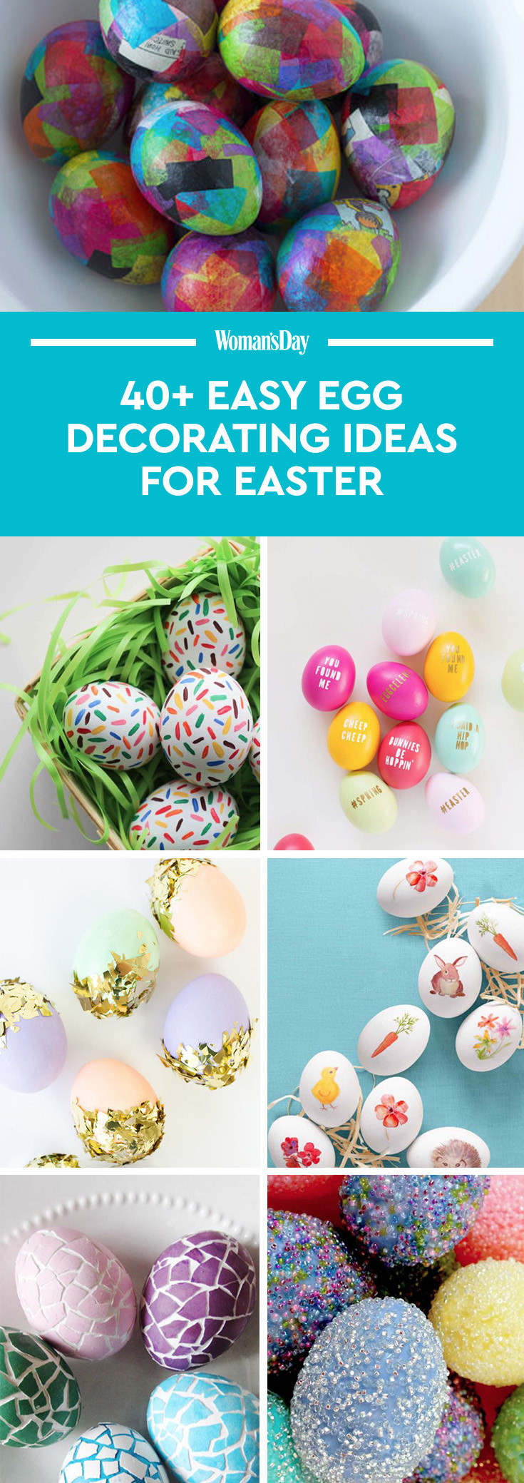 Fun Ideas For Easter
 42 Cool Easter Egg Decorating Ideas Creative Designs for