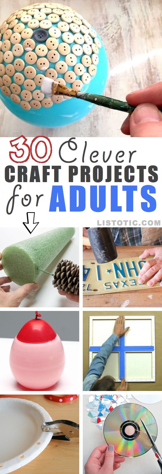 Fun Projects For Adults
 30 Easy Craft Ideas That Will Spark Your Creativity DIY