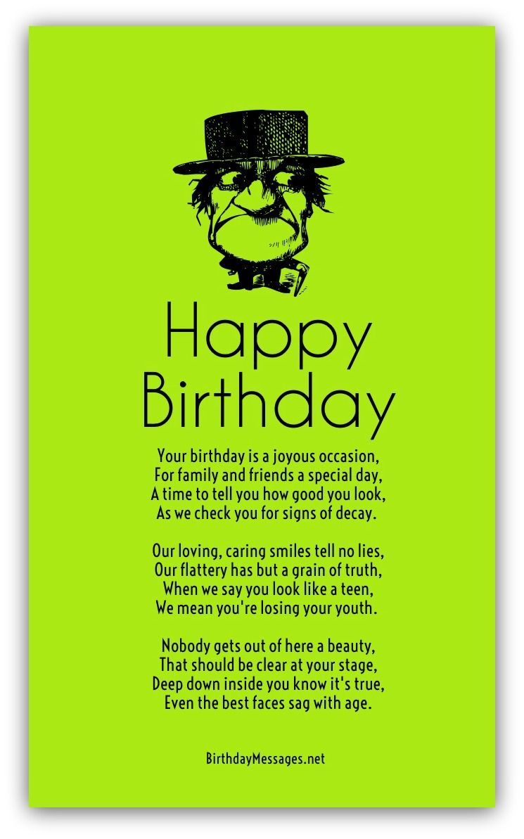 Funny 40th Birthday Poems
 Image result for friend 40th birthday funny poems for a