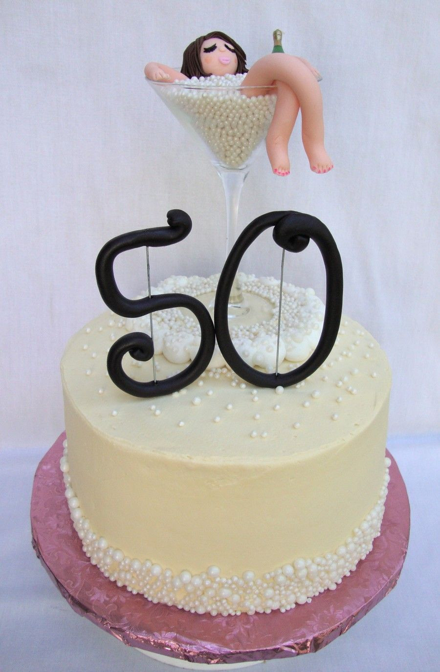 Funny 50th Birthday Cake Ideas
 champagne bubble bath 50th
