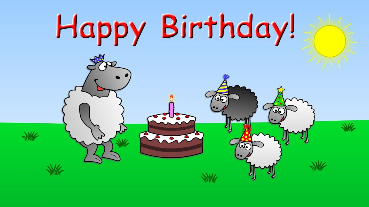 Funny Animated Birthday Cards Free
 Happy Birthday funny animated sheep cartoon Happy