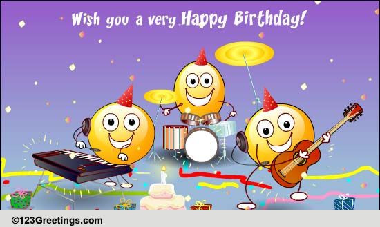 Funny Animated Birthday Cards Free
 The Happy Song Free Songs eCards Greeting Cards
