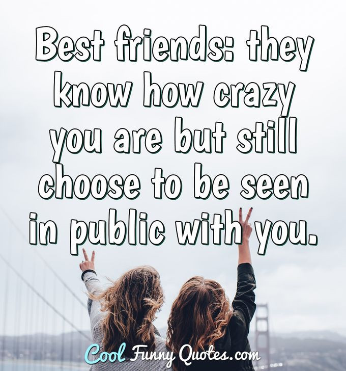 Funny Bestfriend Quotes
 Friend Quotes Cool Funny Quotes