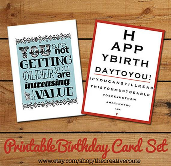Funny Birthday Card Ideas
 Items similar to Printable Birthday Cards Funny Birthday