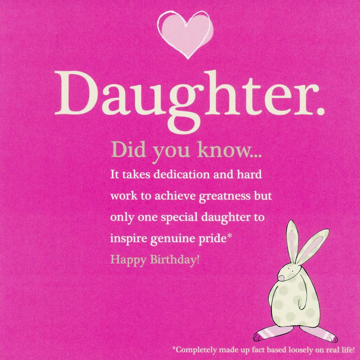 Funny Birthday Cards For Mom From Daughter
 Quotes From Daughter Happy Birthday QuotesGram