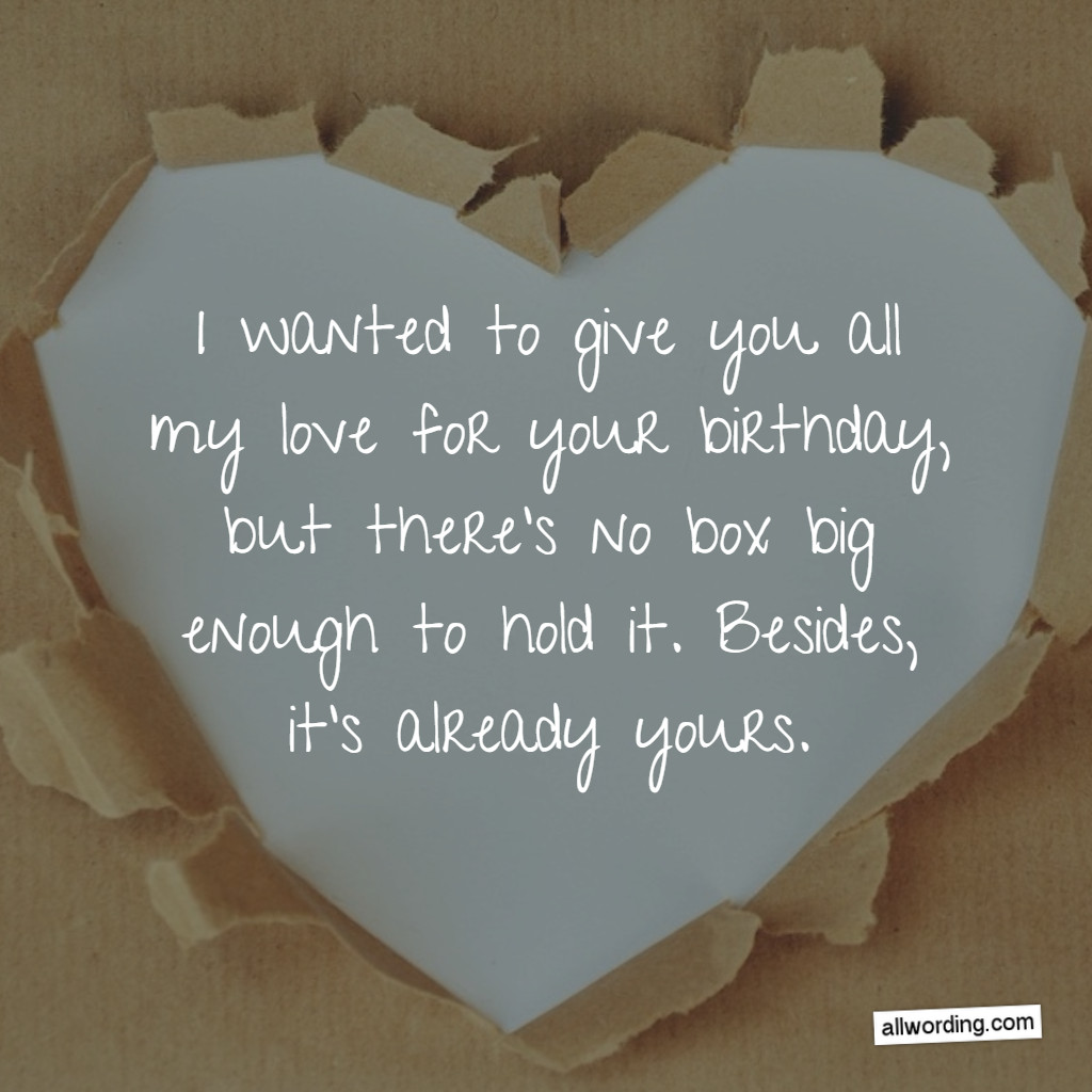 Funny Birthday Quotes For Boyfriend
 33 Romantic Birthday Wishes That Will Make Your Sweetie