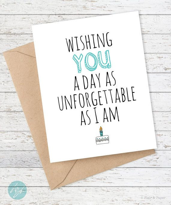 Funny Birthday Quotes For Boyfriend
 Funny Birthday Card Boyfriend Girlfriend Card by