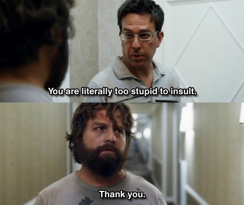 Funny Hangover Quotes
 30 Famous Funny Movie Quotes