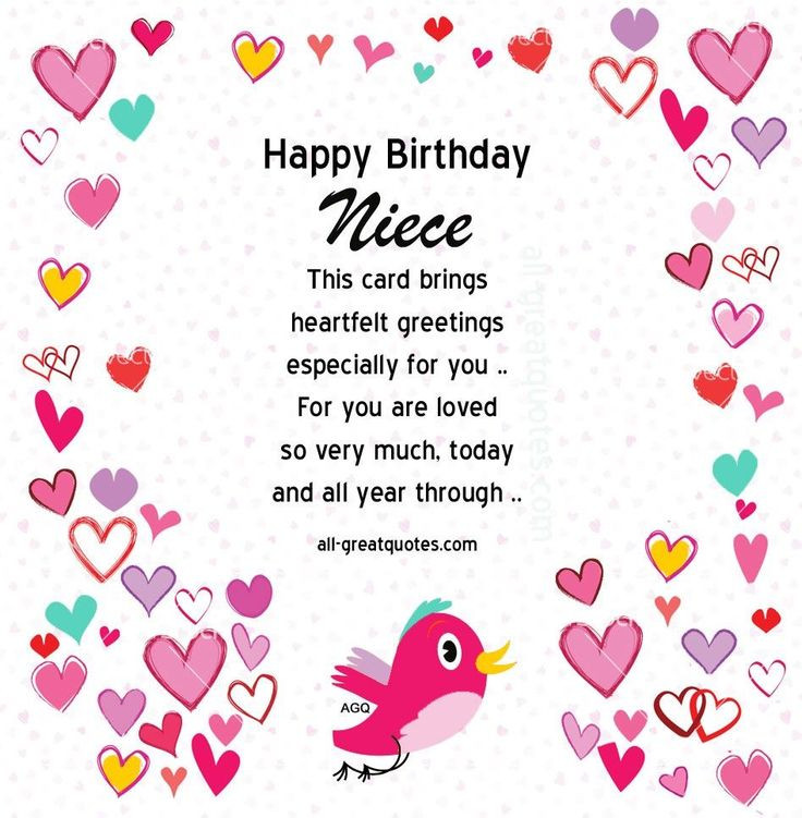 Funny Happy Birthday Quotes For Niece
 1547 best Cards and Printables images on Pinterest