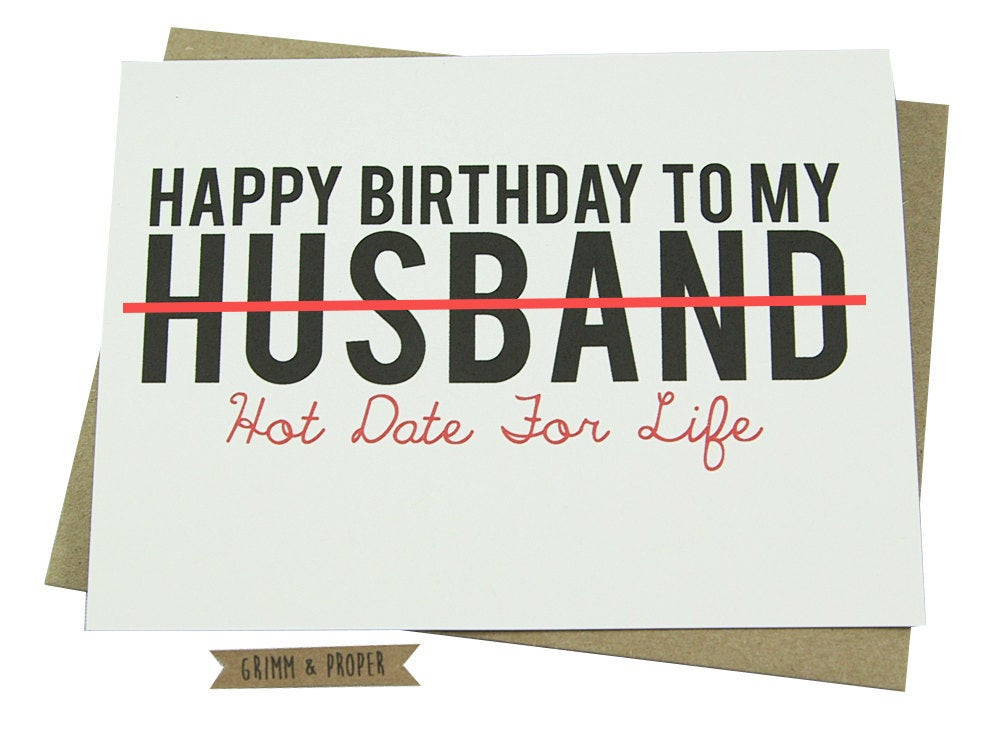 Funny Husband Birthday Cards
 Husband Birthday Card Loving Funny For Him Hot y