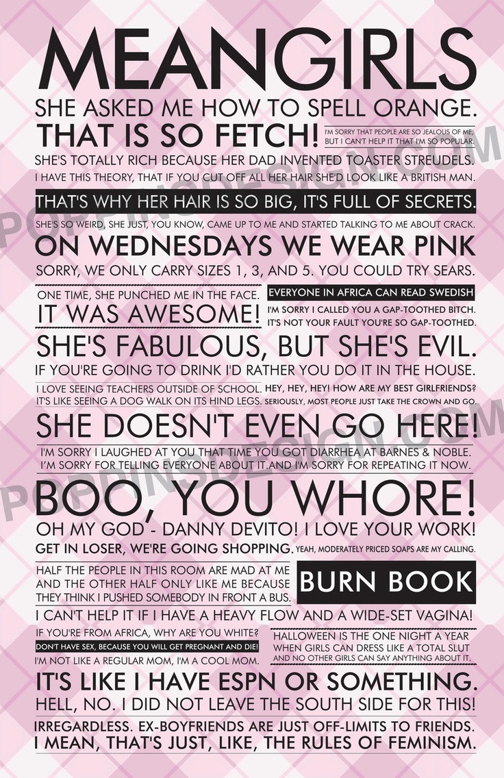 Funny Mean Girls Quotes
 Funny Mean Quotes And Sayings QuotesGram