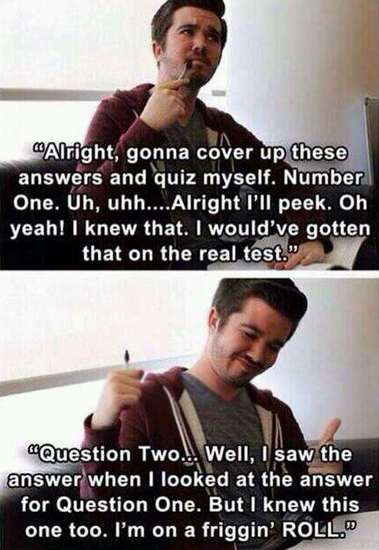 Funny Quotes About Finals
 Me studying for finals…