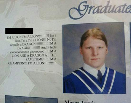 Funny Quotes About High School
 37 of the Funniest Yearbook Quotes