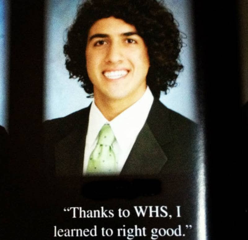 Funny Quotes About High School
 10 The Funniest Yearbook Quotes All Time
