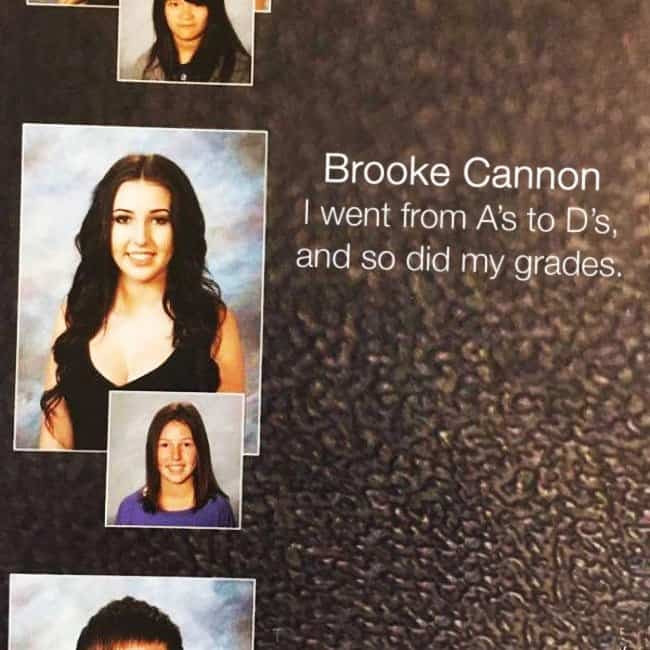 Funny Quotes About High School
 Funny Yearbook Quotes Ever Written By High School Graduates