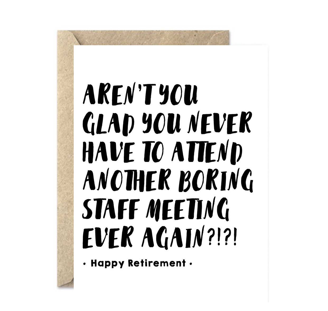Funny Quotes About Retirement
 Funny Retirement Card Employee Retiring Card Happy