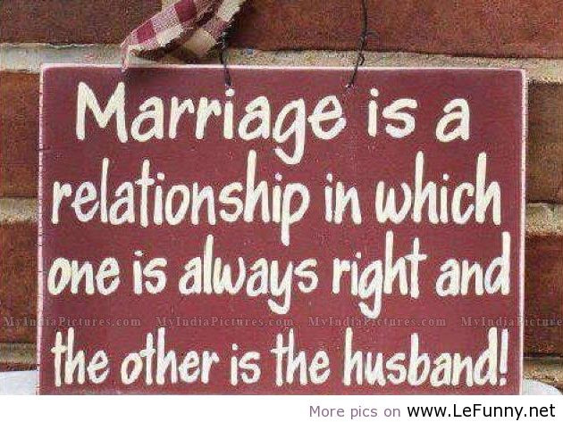 Funny Quotes For Couples
 Funny marriage quotes marriage picture Funny Picture