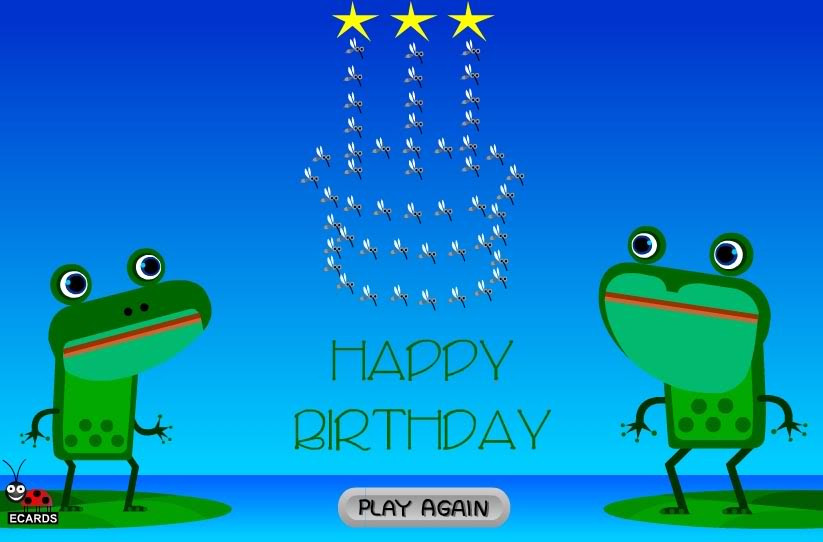 Funny Singing Birthday Cards
 Funny Happy Birthday Singing Frogs E cards LadybugEcards