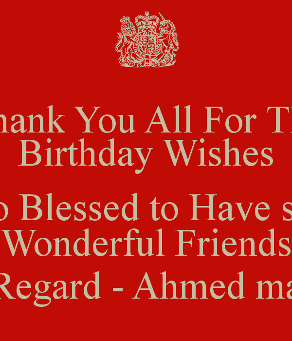 Funny Thank You Quotes For Birthday Wishes
 Thank You Everyone Quotes QuotesGram