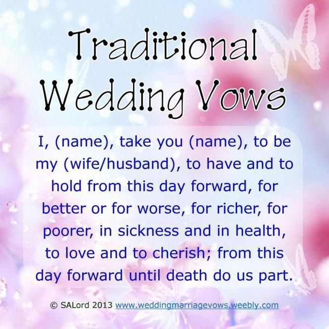 Funny Wedding Vows Examples
 20 Traditional Wedding Vows Example Ideas You ll Love