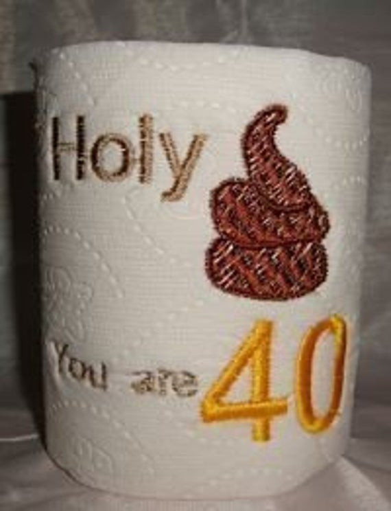 Gag Gifts For 40th Birthday
 40th Birthday Gag Gift Funny Toilet paper
