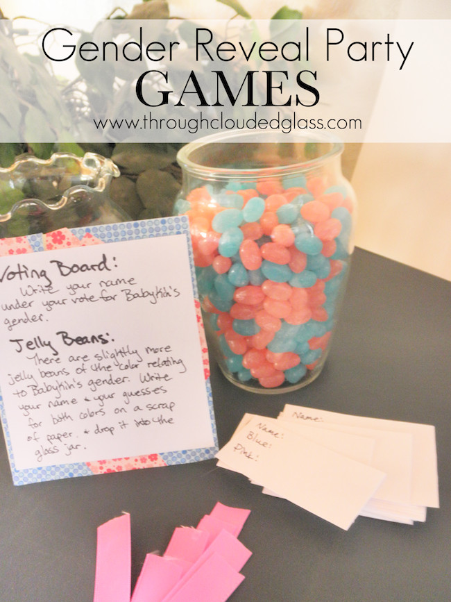 Games For Baby Reveal Party
 Gender Reveal Party Games Through Clouded Glass