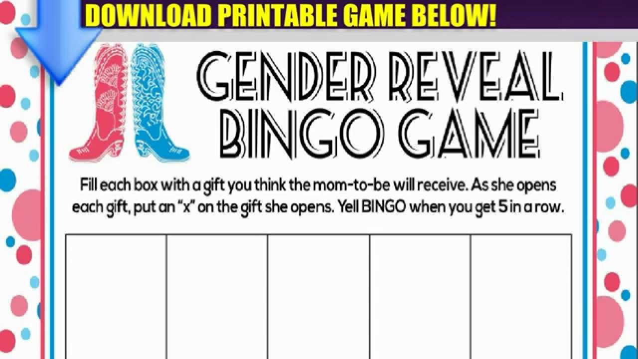 Games For Baby Reveal Party
 Games To Play At Gender Reveal Party